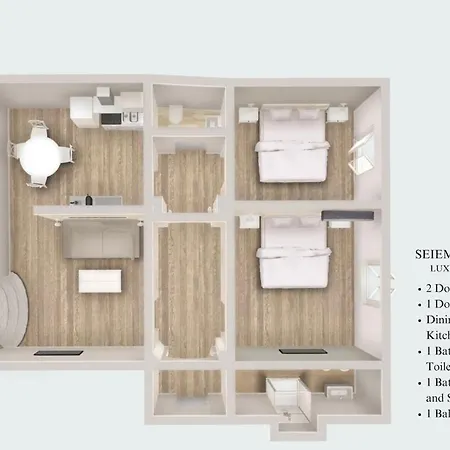 Seiemme Colosseo Luxury 2 アパート